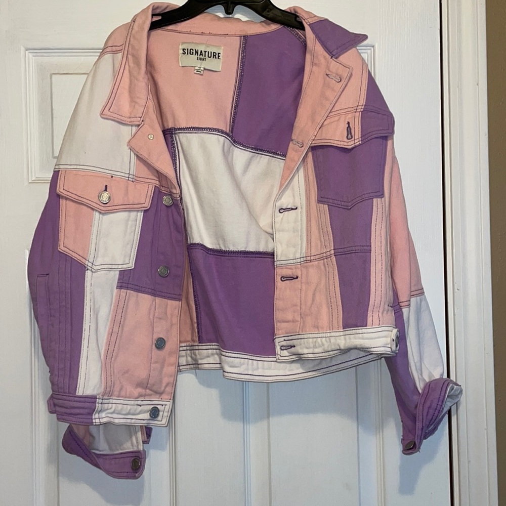 Signature 8 denim jacket size m